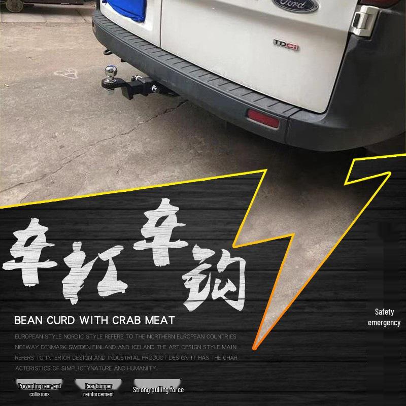 Ford New Transit T8 Tow Bar & Hitch: Compatible with Tourneo Custom for Rear Towing Hook Modification.