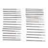 30Pcs Grinding Head Bit Emery Grinder Burr File Tool Set Kit for Polishing Carving