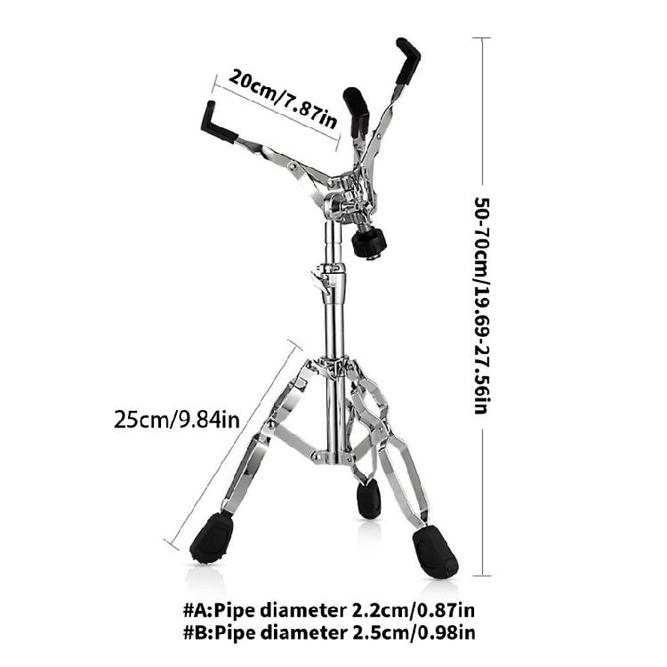 Universal Drum Stand With Antislip Base Instrument Holder Base Drum Bracket For Enhanced Stability During Play