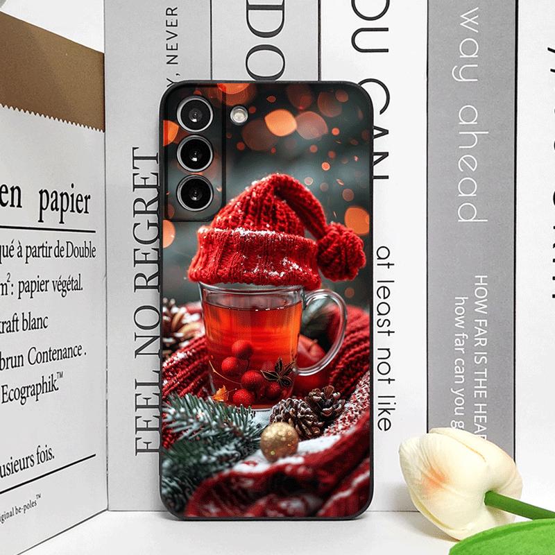 

Christmas Decorate Hot Coffe Cup Pattern Phone Case for Huawei Nova 13 12 11 Pro 10 SE Mate 40 Pro Plus P60 P40 Pro+ Soft Cover Huawei Mate 50