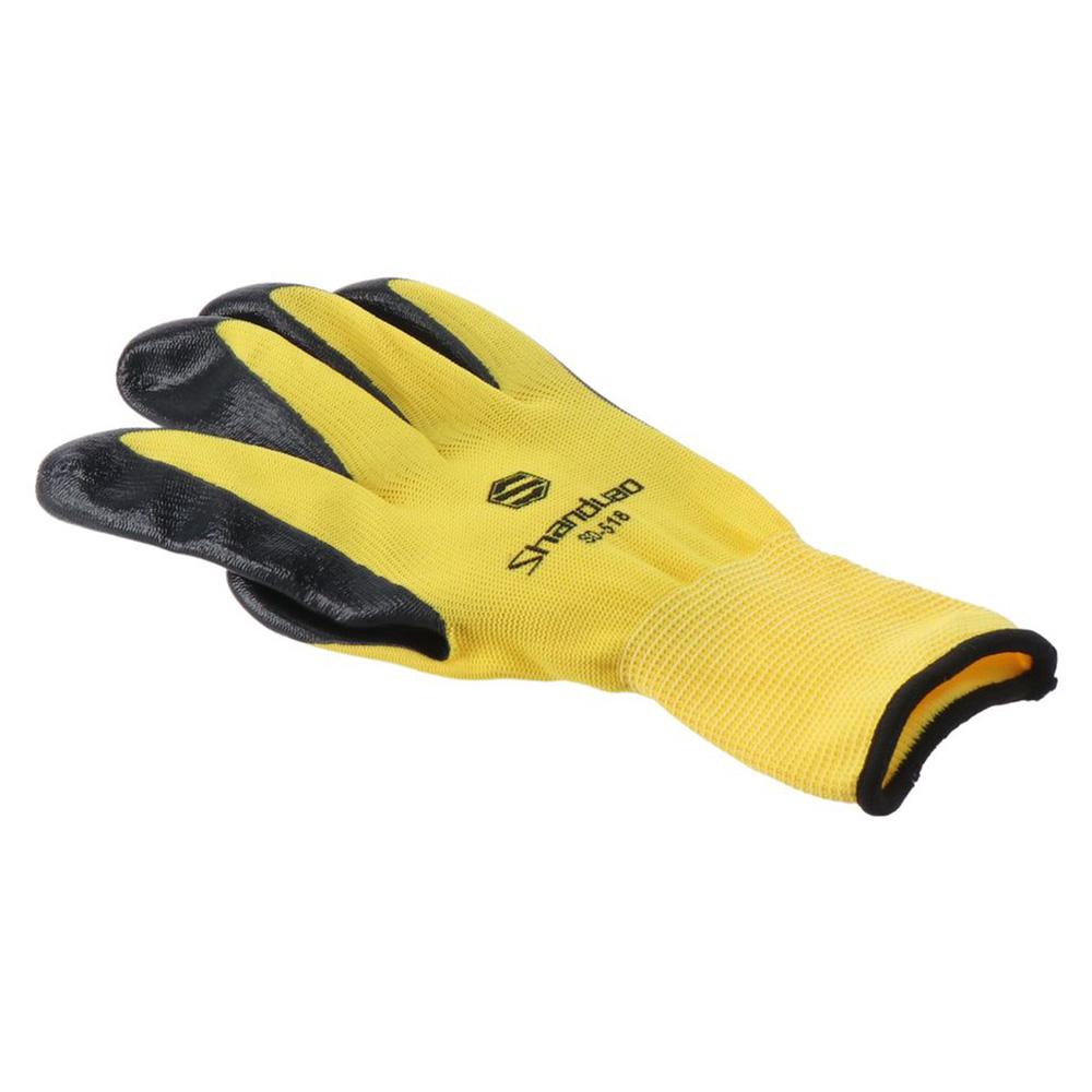 1 Pair Black Welding Protective Gloves Cowhide Heavy Duty Leather Soldering Accessory Cooking