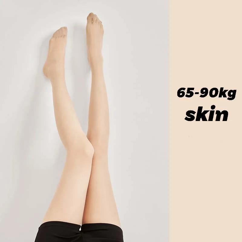 Universal Stretch Silk Stockings Large Size Women Ultra-Thin Anti-Scratch Legging Pantyhose Invisible Sexy Pineapple Long Socks