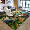 Gamer Pattern Rug, Indoor/Outdoor Mat, for Picnic, Gameroom, Bedroom, Office, Living Room, Home Decor Carpet, Birthday Gift