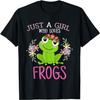 Just A Girl Who Loves Frogs - Frogs Lover T-Shirt