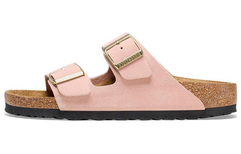 Birkenstock Suede Slide Slippers Women s Light Rose Regular 1026138 39