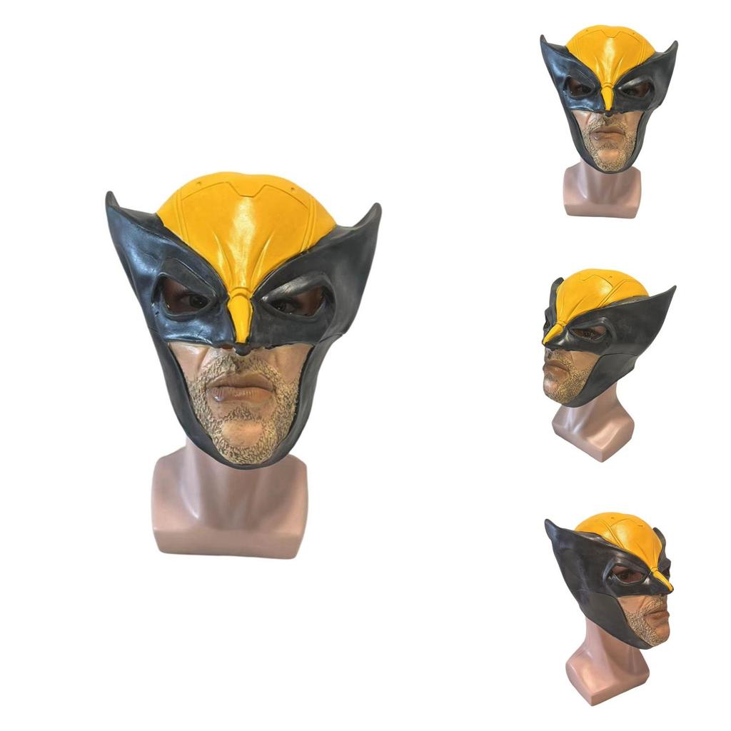 Marvel Maska Wolverina Halloween Cosplay Rekvizita Pryskyřice Polomechanické Umění Pro Fanoušky