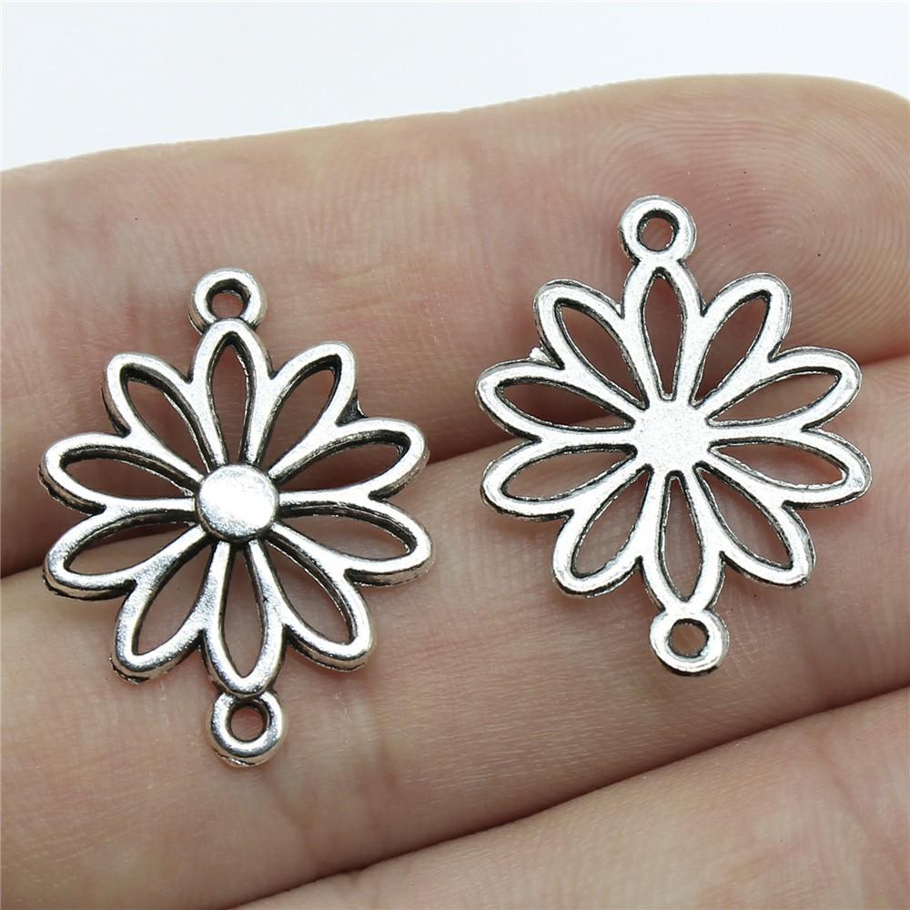 20pcs Earring Making Charms Findings Geometric Connector Charms For Earring Making Bracelet Making