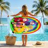 Teletubbies Fashion Beach Towel: Ideal for Summer Adventures Soft, Absorbent and Quick Drying Suitable for Swimming and Bathing