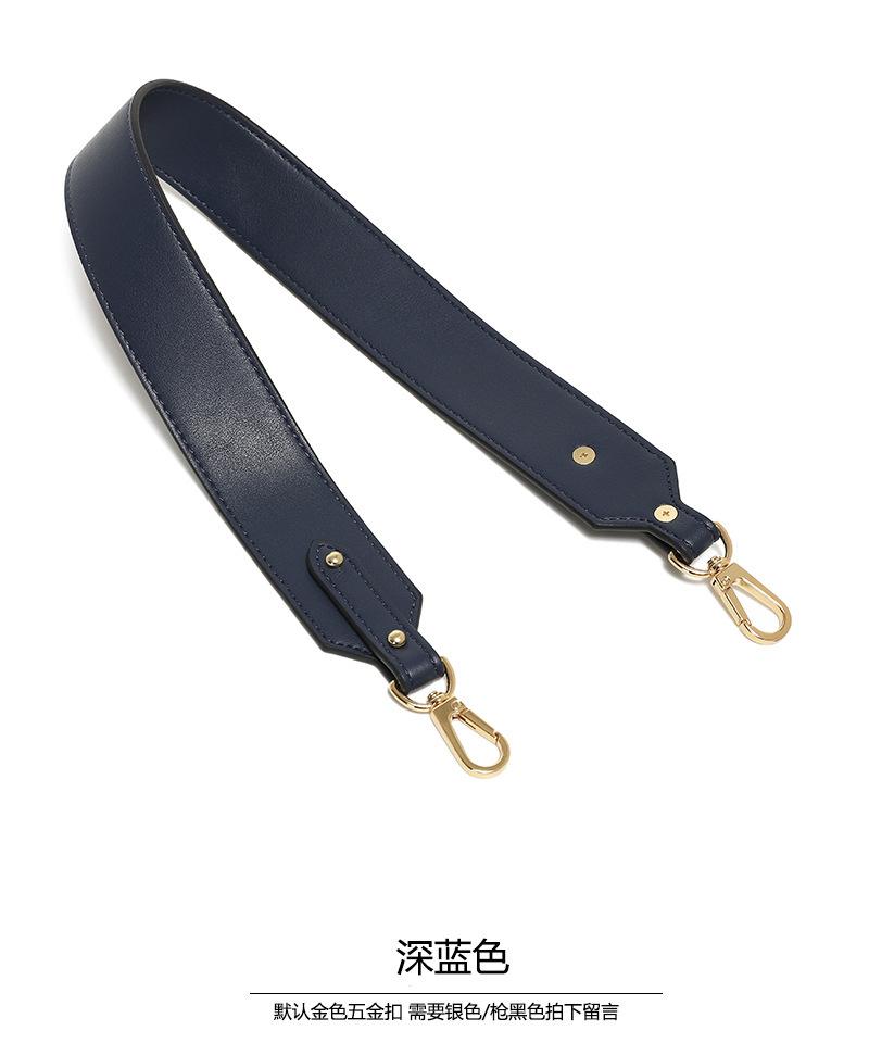 Pure Leather Single Shoulder Armpit Wide Bag With Beeswax Ebony Color Strap Accessories Purchase Solid