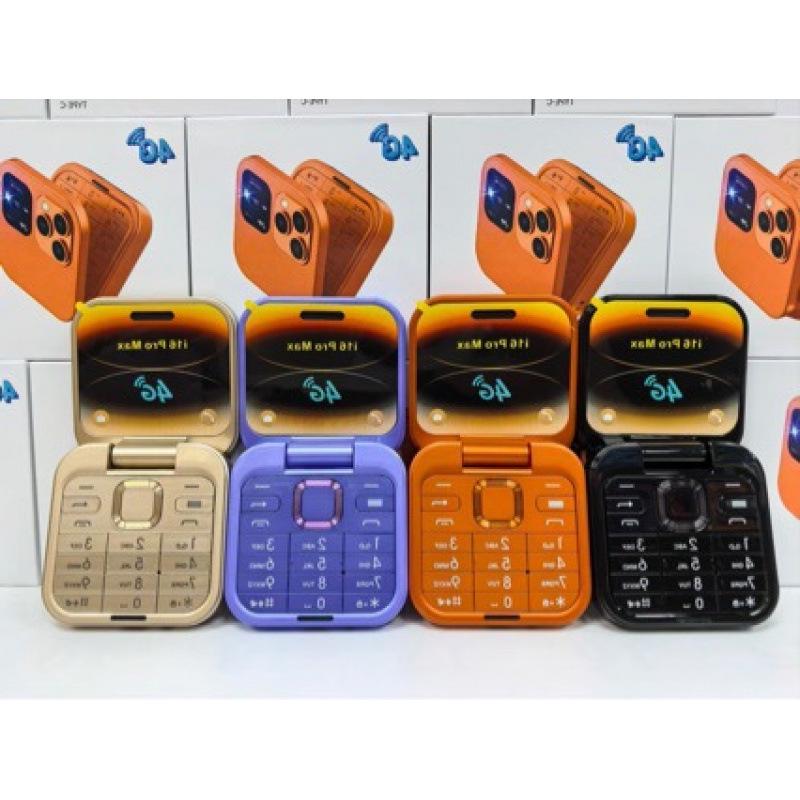 

Max Flip 4G Folding Phone for Students & Seniors Black 4G