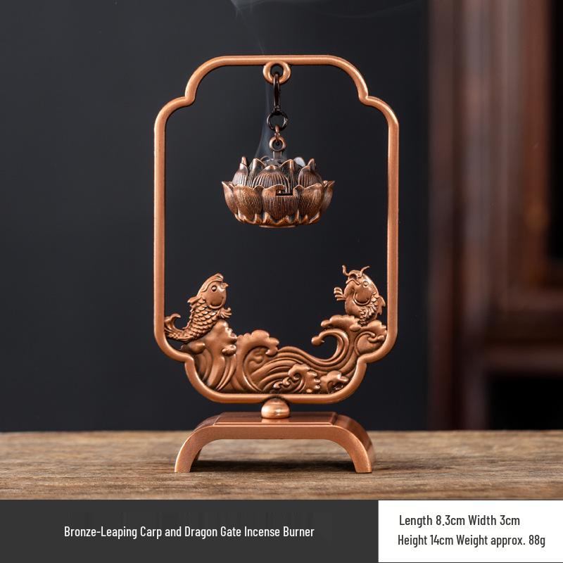Creative Boshan Hanging Incense Burner for Home Use - Tea Ceremony Ornament for Agarwood & Sandalwood Coil Incense