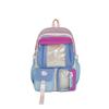 Schoolbag Japanese Student Pain Bag Large Capacity Fashion Transparent Junior High School Backpack Ins Girls Heart Dopamine Fashion School Bag