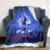 Star Player Kylian Mbappé Blanket Ultra-Soft Perfect for Office Chair Livingroom Chair Four Seasons Multipurpose Modern