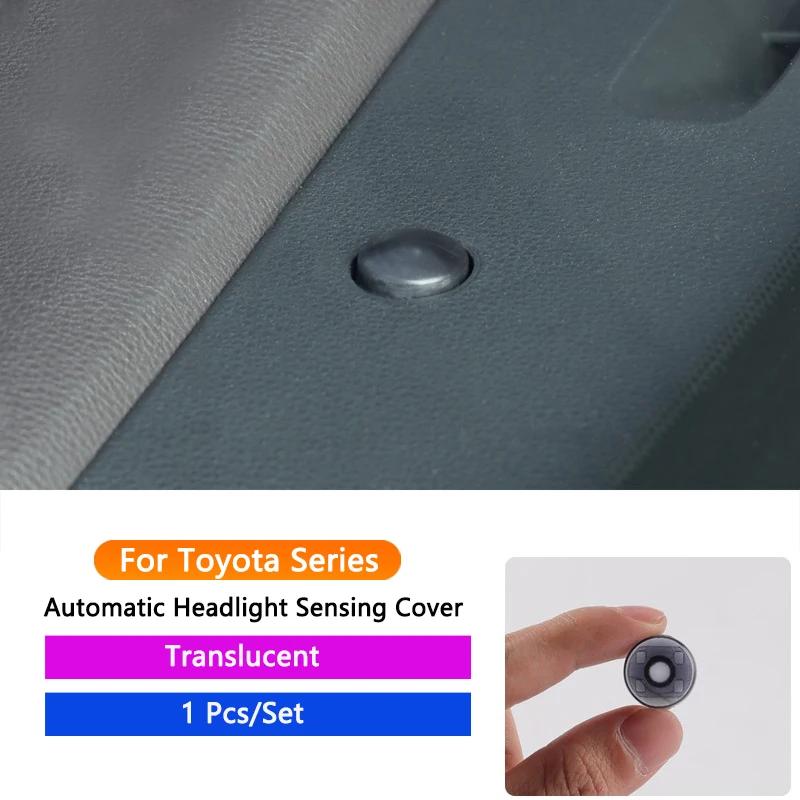 Automatic Headlamp Sensor Cover Cap ABS Headlight Sensor Decorative Trims For Toyota Sienna  Harrier Camry RAV4 Lexus Toyota Translucent