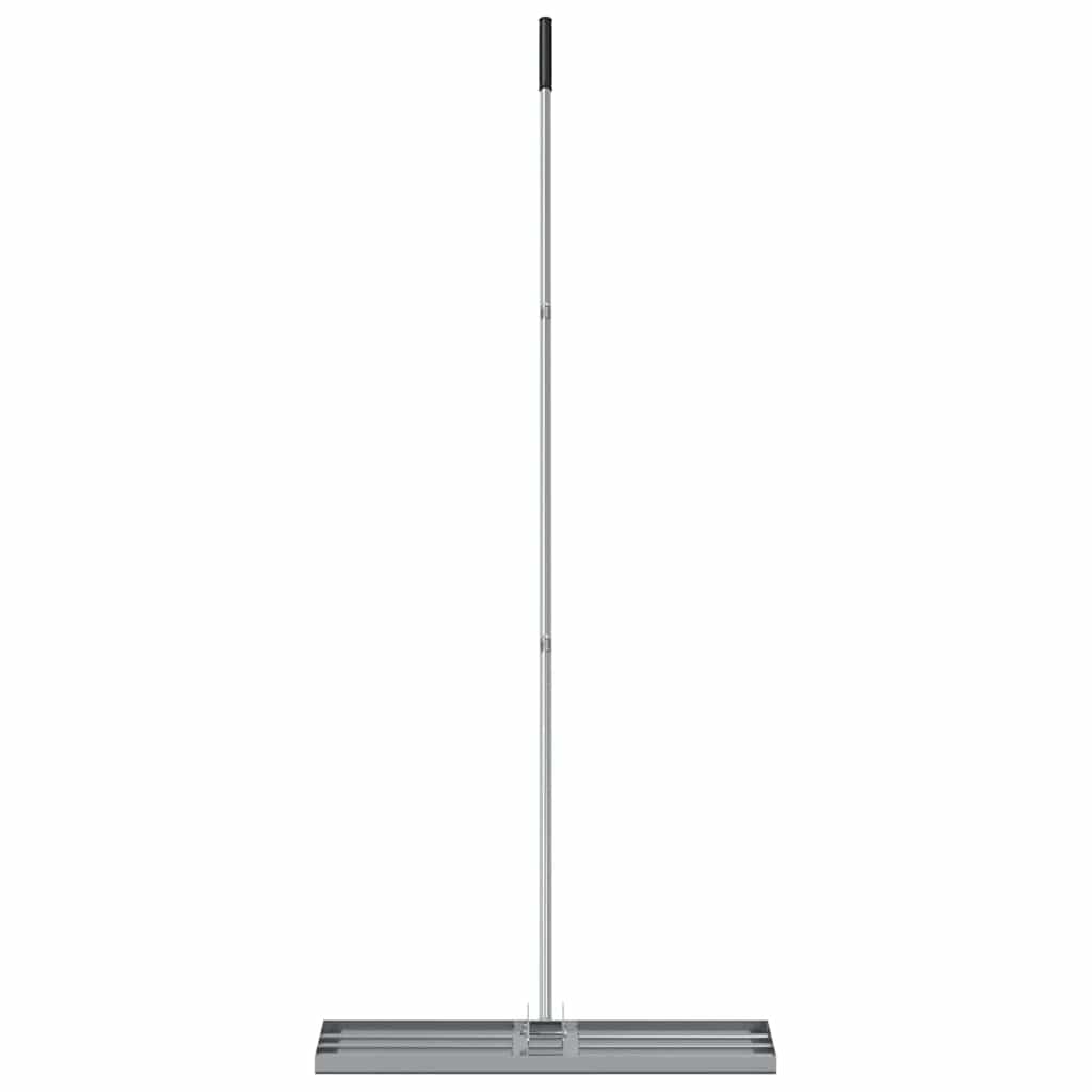 Garden Leveling Rake Silver 75 X 25 X 200 Cm Stainless Steel