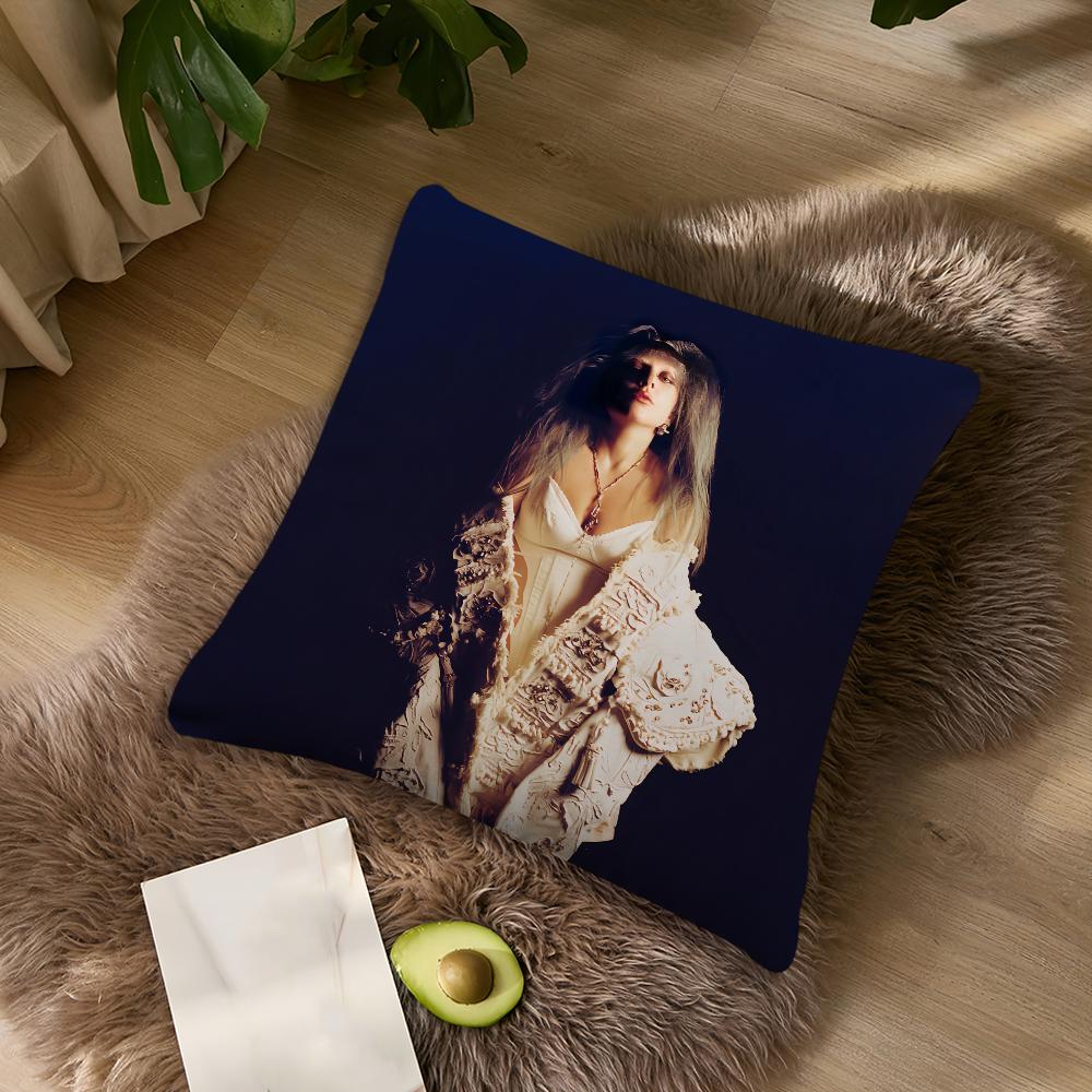 Singer L-Lady G-Gaga M-Mayhem Cushion For Bedroom Car Coffee Shop Room Soft And Living Room Sofa Decorative Pillow Cover Case