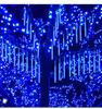 Solar LED Meteor Shower Lights: Colorful Outdoor String Lights for Christmas and Festivals.