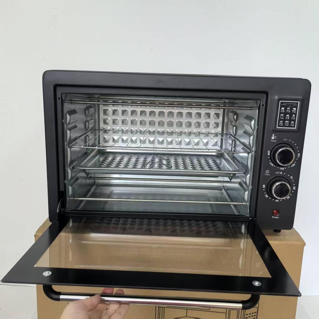 Compact Double-Layer Multifunctional Electric Oven - 12L/25L/48L Capacity for Household Baking