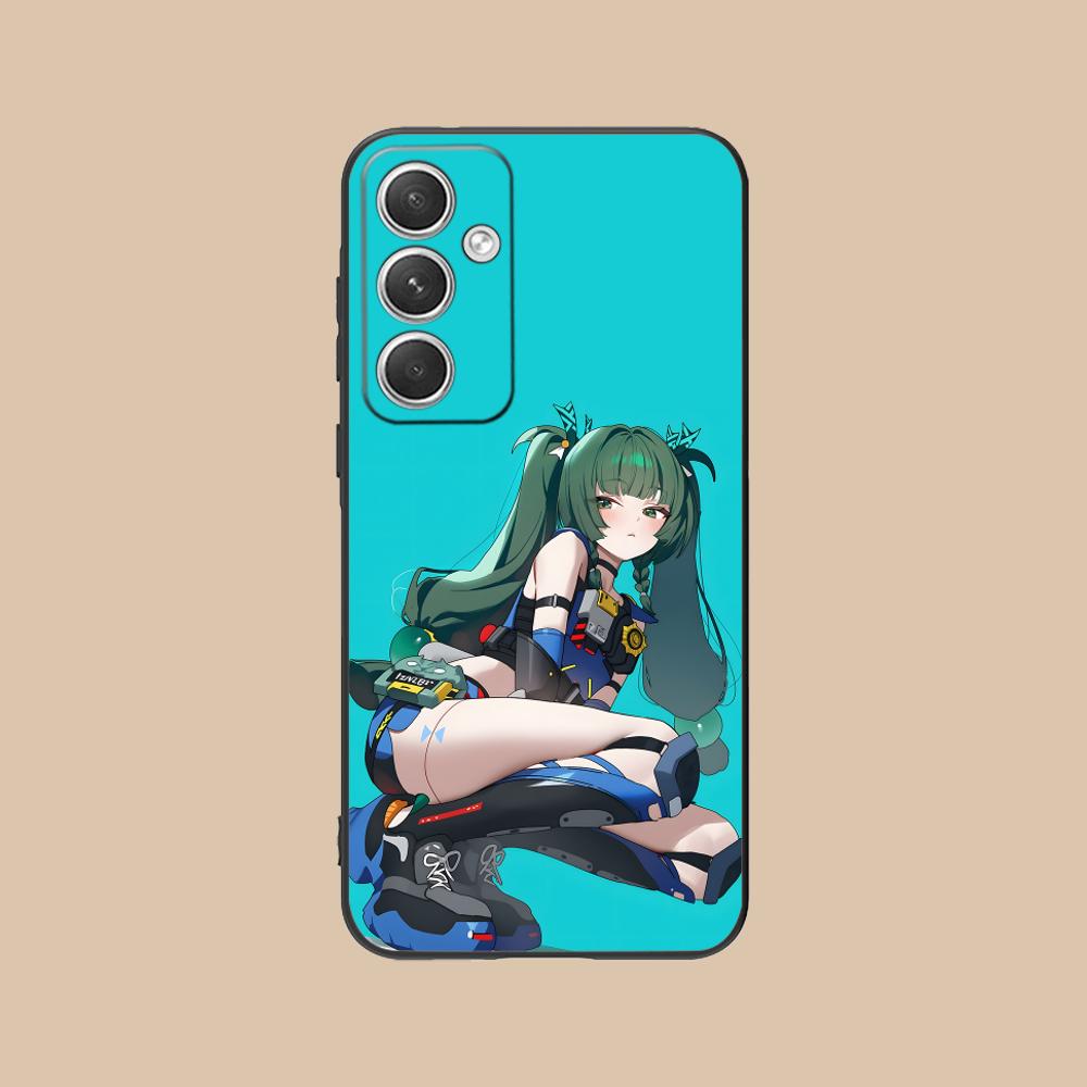 Zenless Zone Zero QingYi Phone Case for Samsung Galaxy S25 S24 S23 S22 S21 S20 Note20 Plus FE Ultra Colorful Cover Luxury Pretty