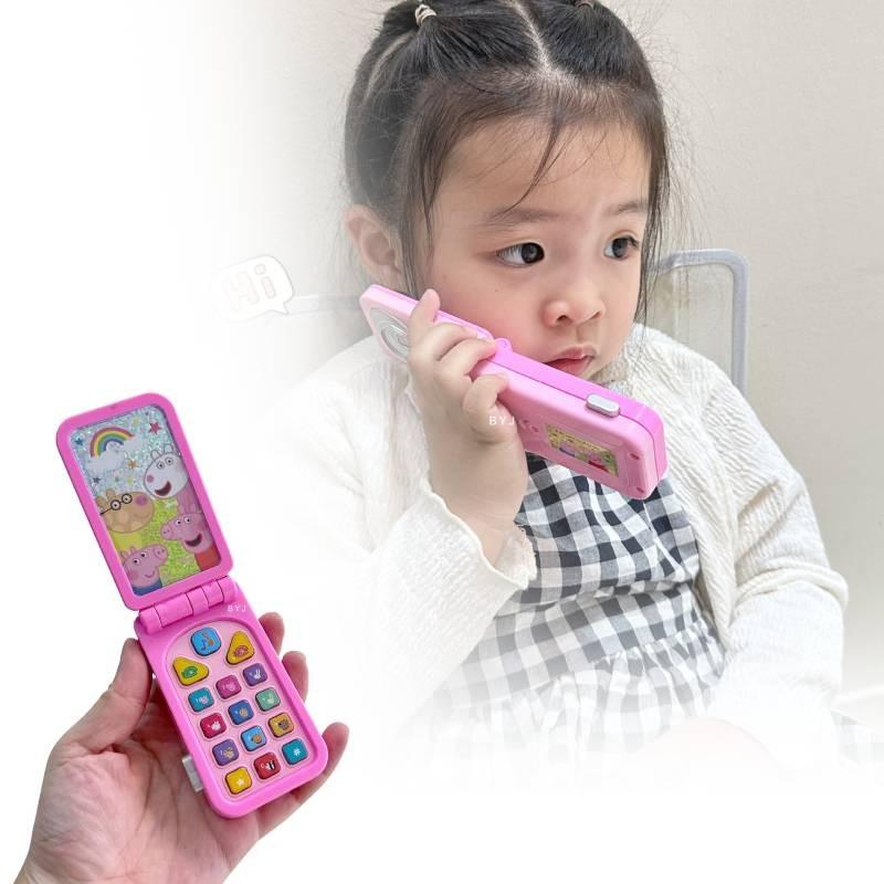 Telefono Giocattolo Educativo a Forma di Maialino con Suoni Musicali Realistici e Design Colorato per Bambini
