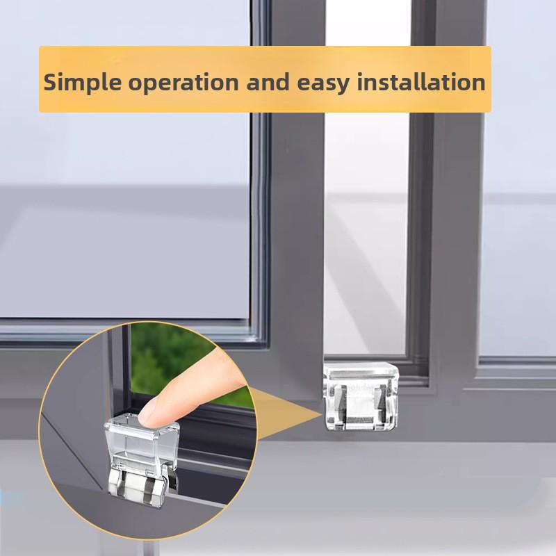 Window Safety Lock Child Proof Cat Guard Restrictor Latch for Sliding Windows