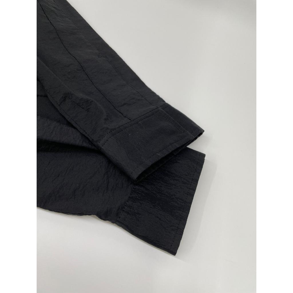 JOSEPH Black cotton nylon bomber jacket blouson Jacket 48 blackUsed