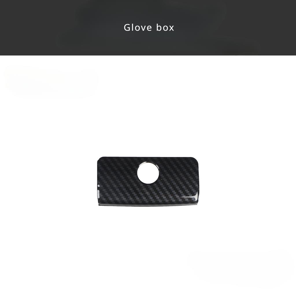 For Cadillac ATSL 2014 2015 2016 2017 Accessories ABS Carbon Fiber Style Decoration Car Interior Trim Stickers Center Console