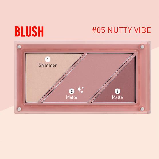 3ce Layer It All Blush Palette (5 Colors) 10.5g
