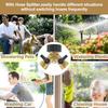 New Hose Splitter Brass 2 Way Garden Hose Connector 3/4 Thread Y Shape Hose Spigot Adapter Water Hose Splitter for Outdoor Farm