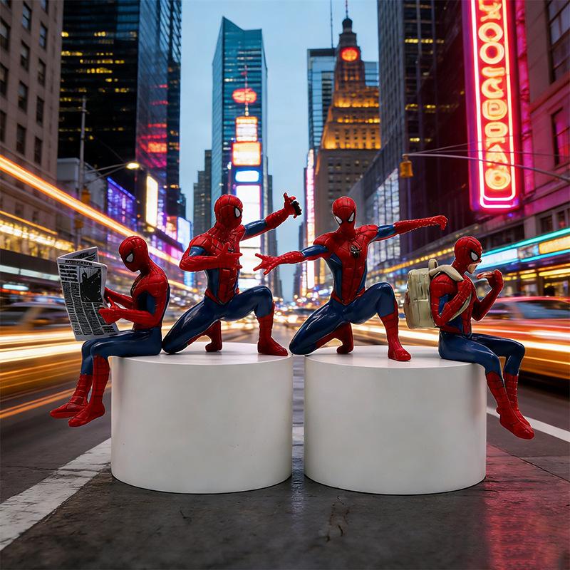 Superhero Action Figure (7-9cm), Anime Collectible Mini Model Toy, Gift for Fans