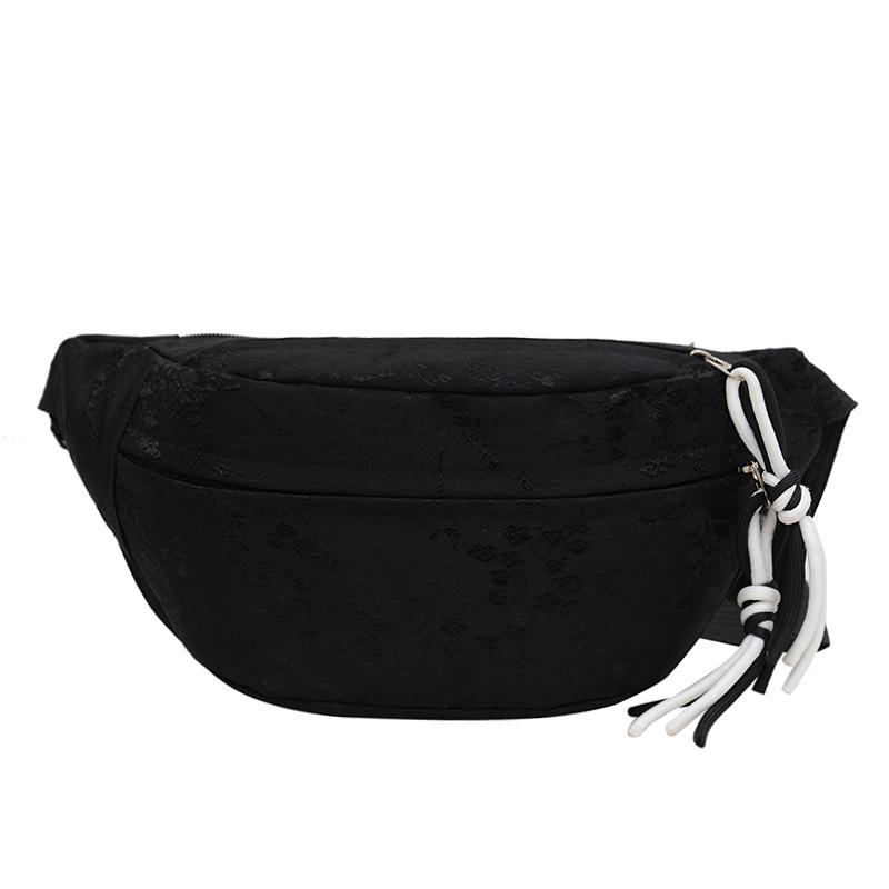 

Японская женская новая сумка-мессенджер 2024 года, повседневная тканевая сумка, спортивная универсальная поясная сумка, сумка для мобильного телефона на плечо чёрный