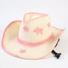 Popular Western Cowboy Straw Hat Men's and Women's Fashion Shade Straw Hat Classic Outdoor Western Cowboy Hat