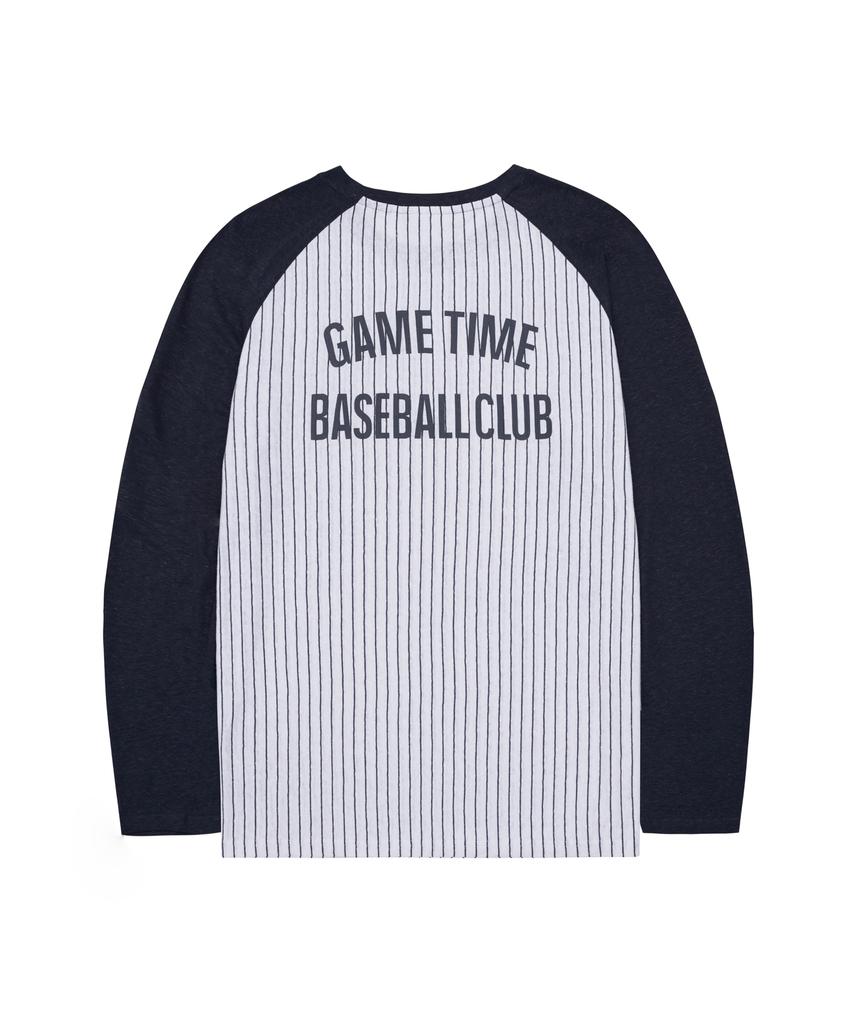 1993STUDIO [Lg Twins X 1993 Studio] Raglan Color Block Long Sleeve_Navy