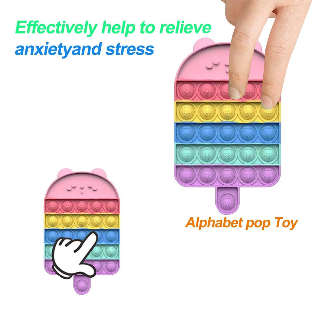 Push Bubble Sensory Toys-Stress Relief Silicone Pressure Relieving Toys