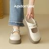 Augustine Baotou Slippers New Autumn Platform Half-tow Mary Jane Single Shoes