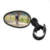 1/2pcs Bike Oval Rearview Mirror 360 Degree Rotation Adjustable Rear View Mirror Bicycle Handlebar Mirrors for Electric Scooter