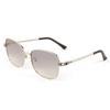Fashion trend European beautiful women's metal sunglasses high sense street shot sunscreen anti-ultraviolet sunglasses men