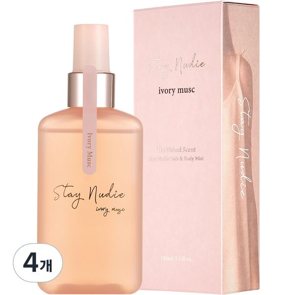 

Bodyholic Stay Nudi Мист для волос и тела Ivory Musk, 100 мл, 4 шт.