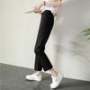 2024 Women's High-Waisted Slim Fit Summer Cigarette Pants - Nine-Point Casual Straight-Leg Design