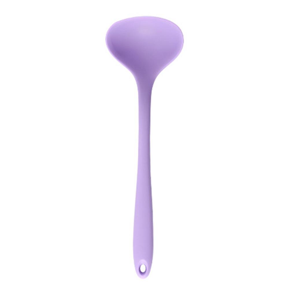 Soft Silicone Soup Ladle Non-scratch Pan Serving Scoop Cooking Scoop  Porridge Scooping