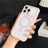 Applicable to Apple 18 seconds change mobile phone case large window iPhone17 acrylic 16PM Macaron 15 magnetic suction hard case