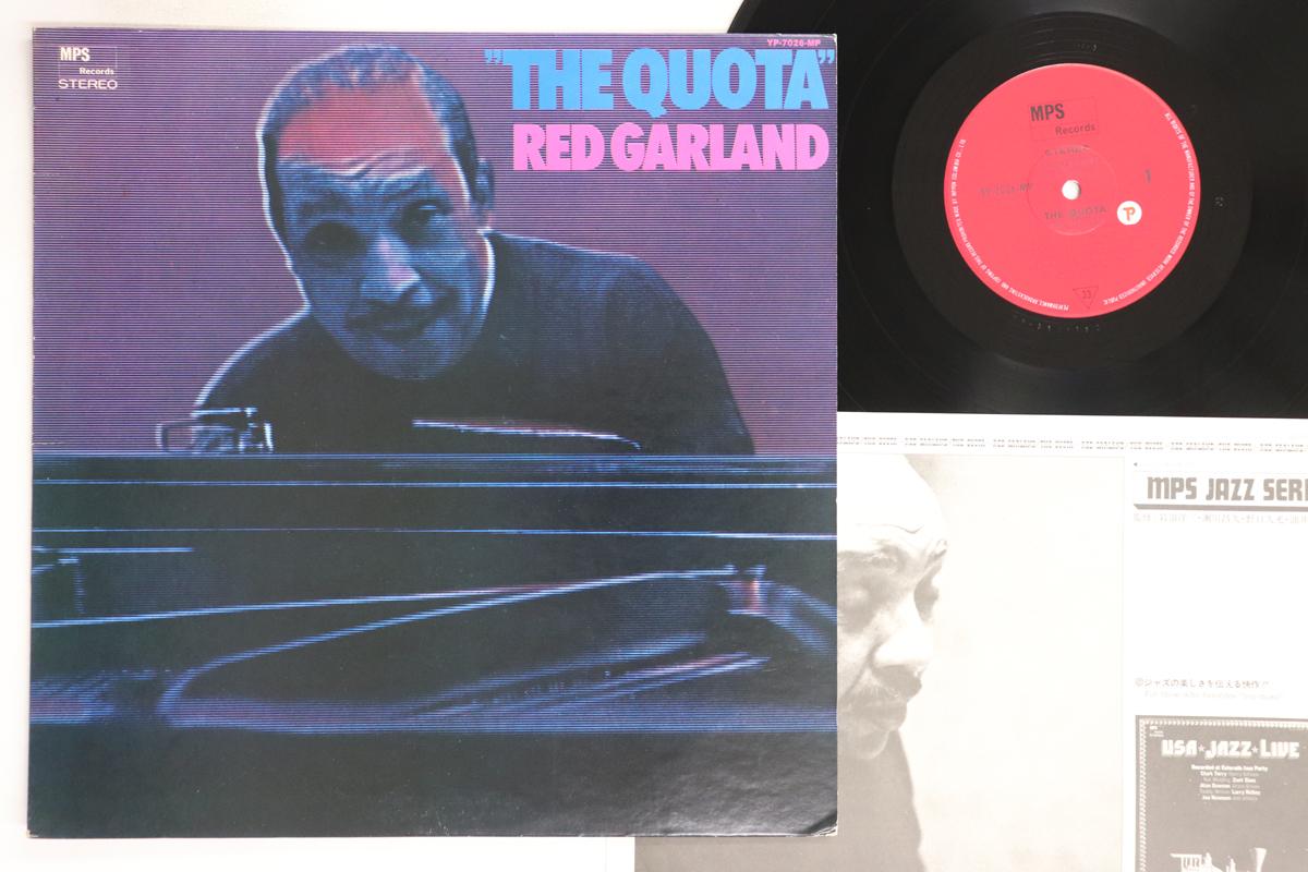 

LP Пластинка RED GARLAND - Quota YP7026MP MPS 1974 Япония Джаз Б/У