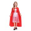 Süßes Kinder Halloween Outfit Klassischer Roter Umhang Partykostüm
