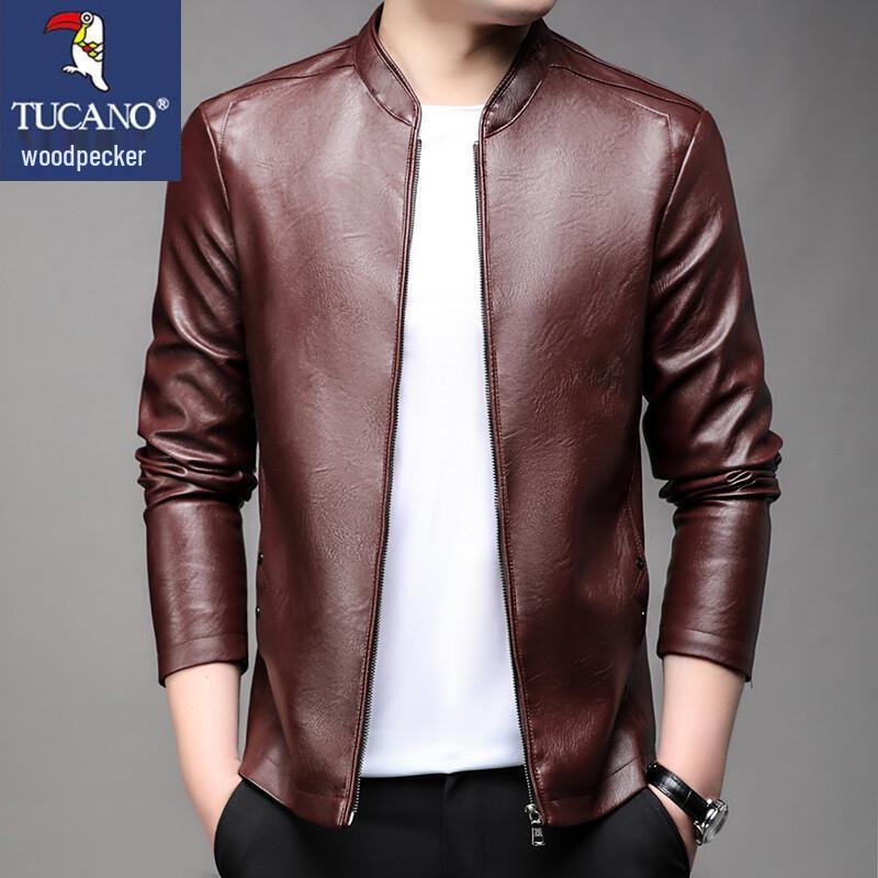 Woodpecker Men's Baseball Collar Casual Jacket