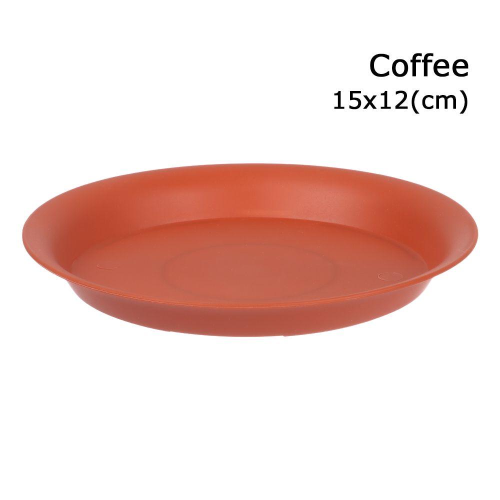 3Pcs Round Drip Trays Plant Saucer Garden Durable Flower Pot Indoor Outdoor Heavy Duty Plastic Tray Saucers Home Decor