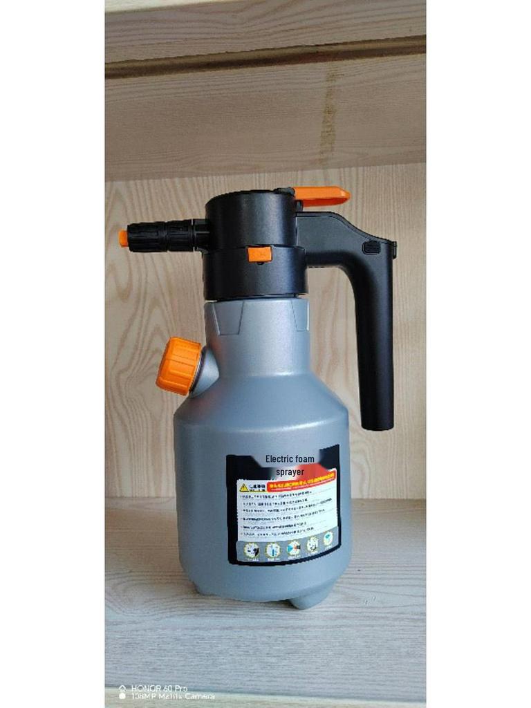 Rechargeable Electric Foam Spray Pot: Pressurized Car Wash Gun