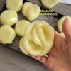 Mingie squishy realistă de piure de cartofi, Jucărie de strâns anti-stres cu textură și sunet de foșnet
