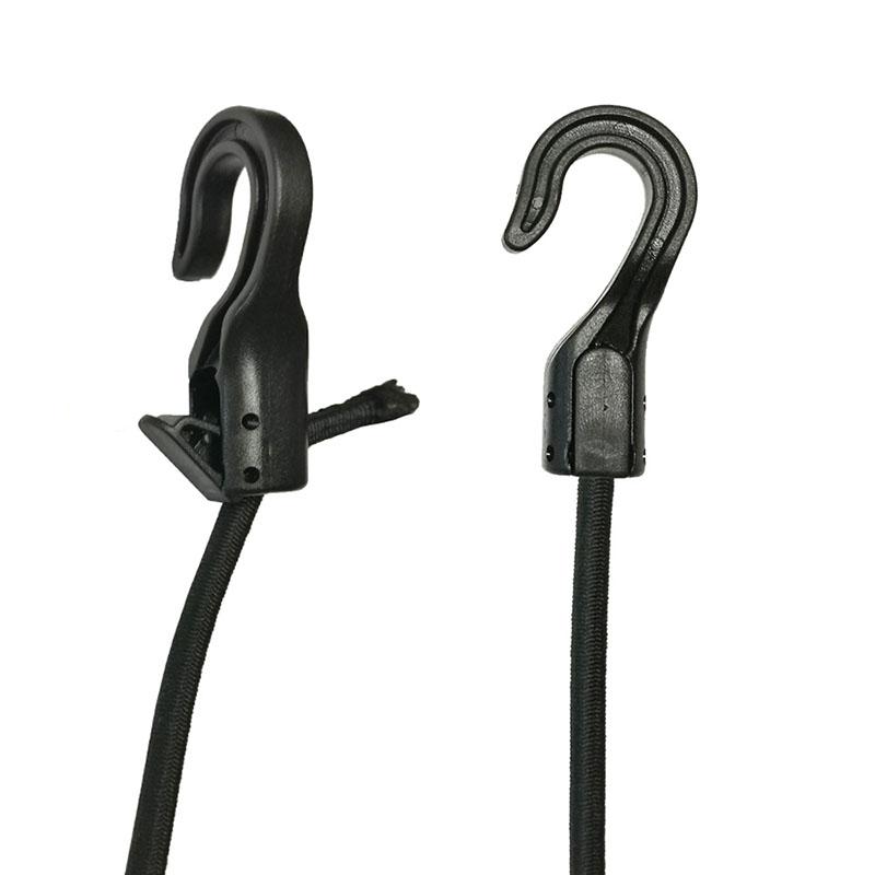 1m/1.5m/2m Heavy Duty Elastic Bungee Shock Cord Strap Stretch Plastic Hook Car Luggage Tent Kayak Boat Canoe Bikes Rope Tie