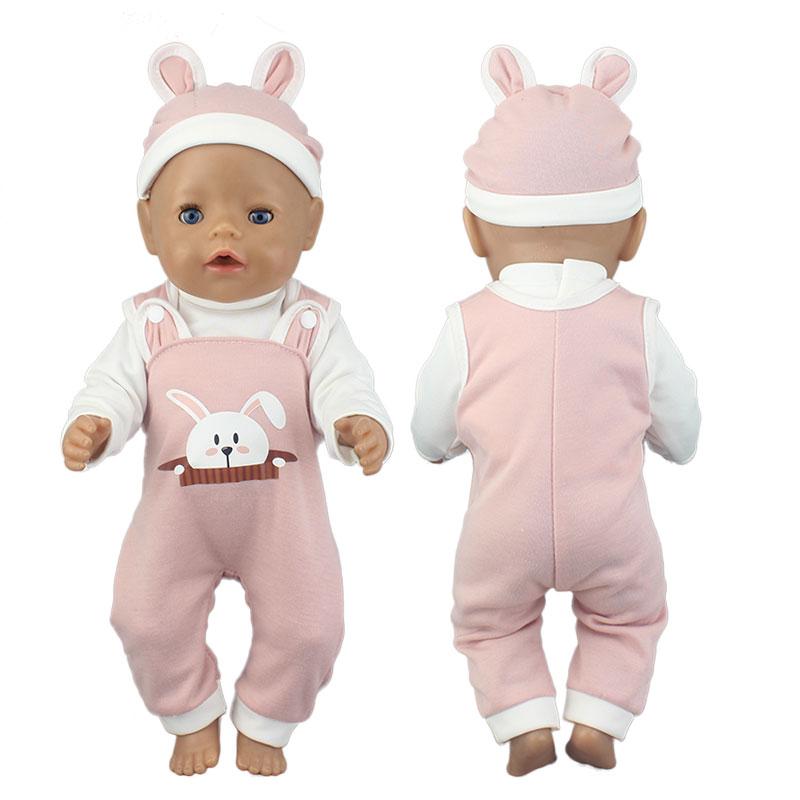 2023 Mono de Moda para Muñeca, Ajuste para Muñeco Bebé de 43 cm, Muñeco Bebé Reborn de 17 Pulgadas, Ropa