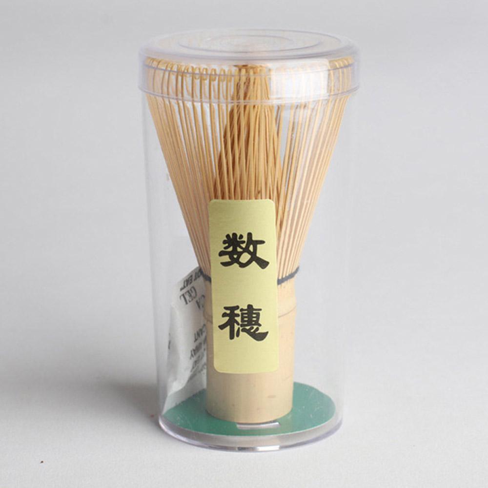 Japońska ceremonia Bambusowa praktyczna trzepaczka do proszku Matcha Kawa Zielona herbata Szczotka Chasen Tool Grinder Szczotki Akcesoria do herbaty